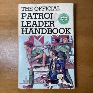1980 BSA The Boy Scouts Of America The Official Patrol Leader Handbook Vintage